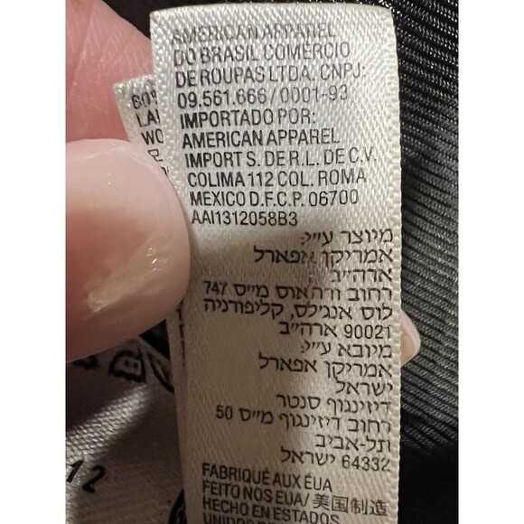 American Apparel Wool Audrey 4 Button Grey Pea Coat Size XS - Picture 7 of 7